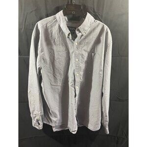Chaps Men Penguin long sleeve Dress shirt Size XXL